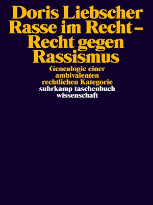 cover image of Rasse im Recht – Recht gegen Rassismus